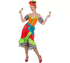 Tropical Rumbera costume for women