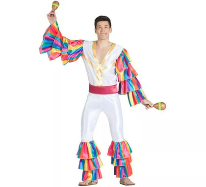 Disfraz de Rumbero Blanco para hombre