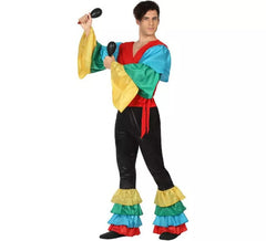 Multicolor Rumbero costume for men