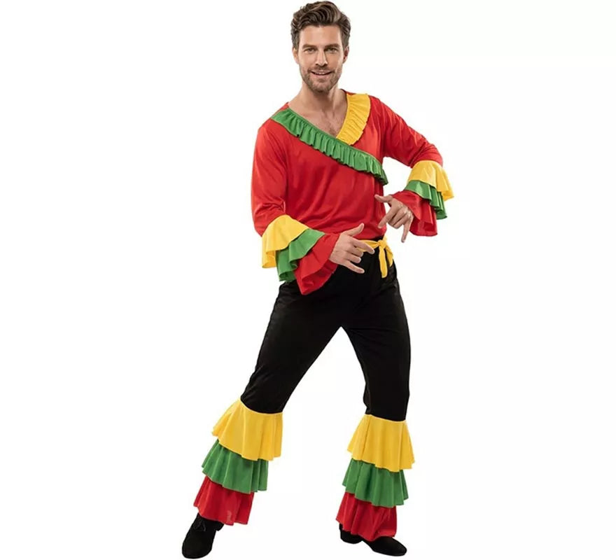 Disfraz de Rumbero Rojo para hombre