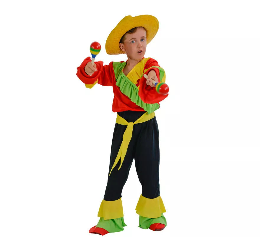 Disfraz de Rumbero Rojo para niño