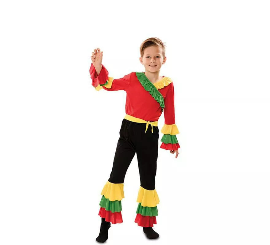 Disfraz de Rumbero Rojo para niño