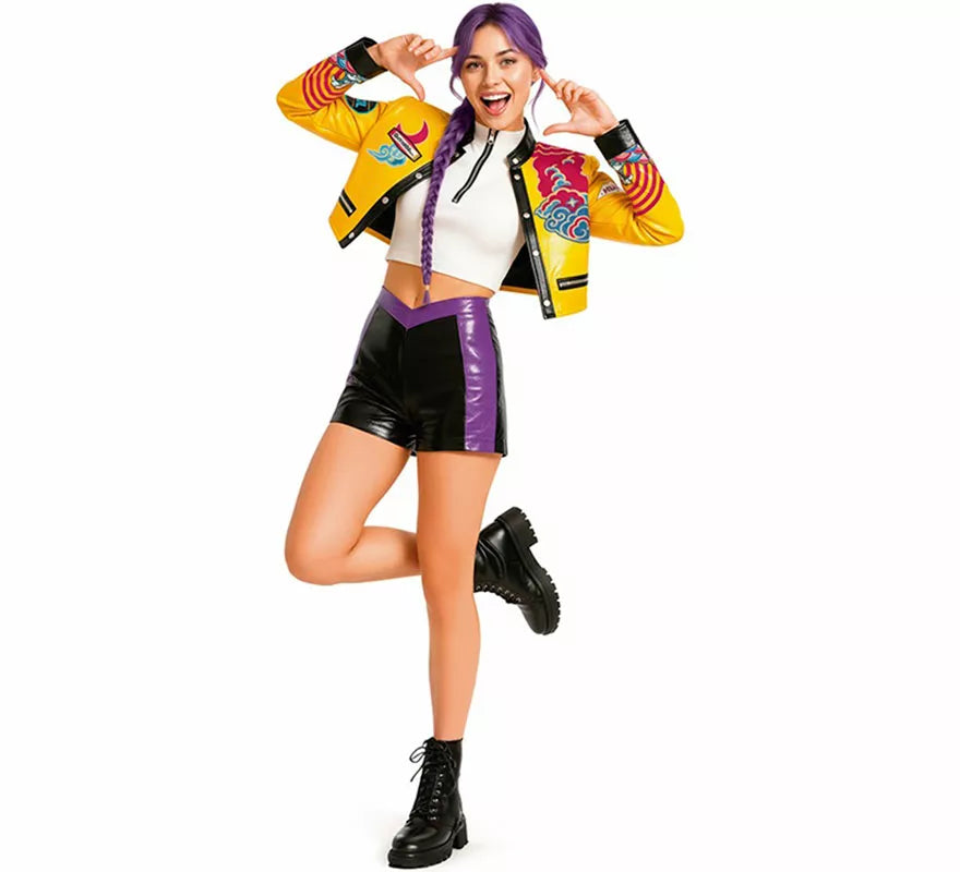 Disfraz de Cantante K-Pop leader classic para mujer