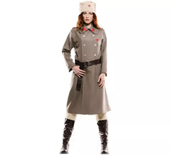 Gray Russian costume for women