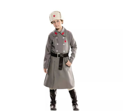 Disfraz de Ruso Gris para niño