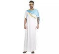 Disfraz de Sacerdote Griego Blanco para hombre