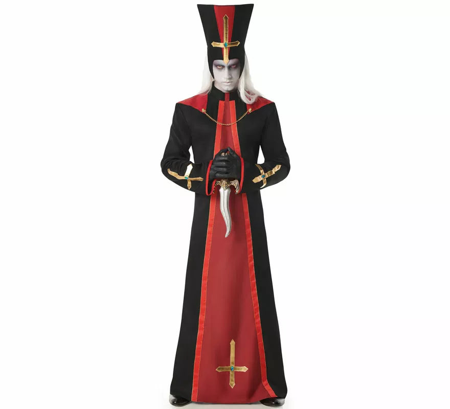Translation missing: en.Disfraz de Sacerdote Satánico para hombre