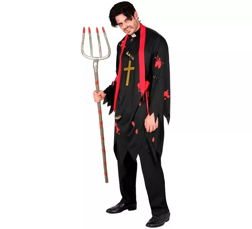 Translation missing: en.Disfraz de Sacerdote Zombie para hombre