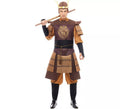 Disfraz de Samurái Legendario Japonés marrón para hombre