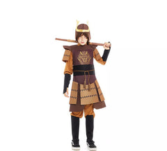 Brown Japanese Legendary Samurai costume for children