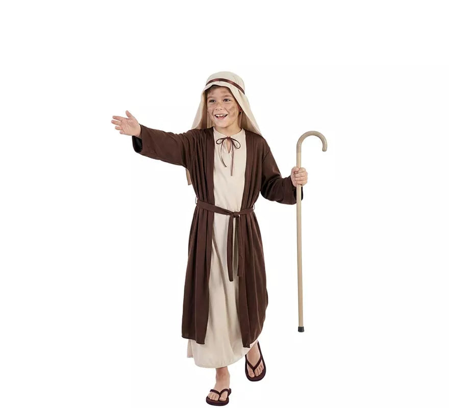 Disfraz de San José Marrón para niño