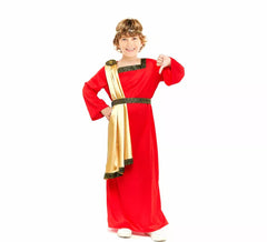 Red Roman Senator Costume for Boy