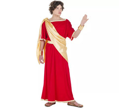 Men's Red and Gold Roman Senator Costume