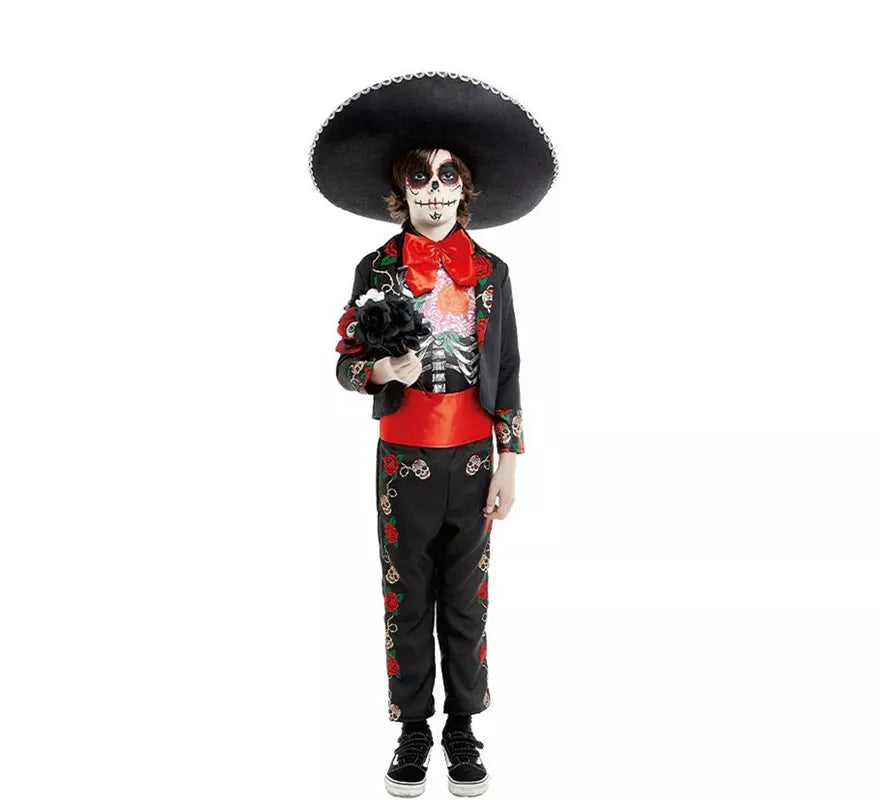 Translation missing: en.Disfraz de Señor Catrin Día de los Muertos para niño