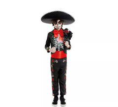 Señor Catrin Day of the Dead costume for children