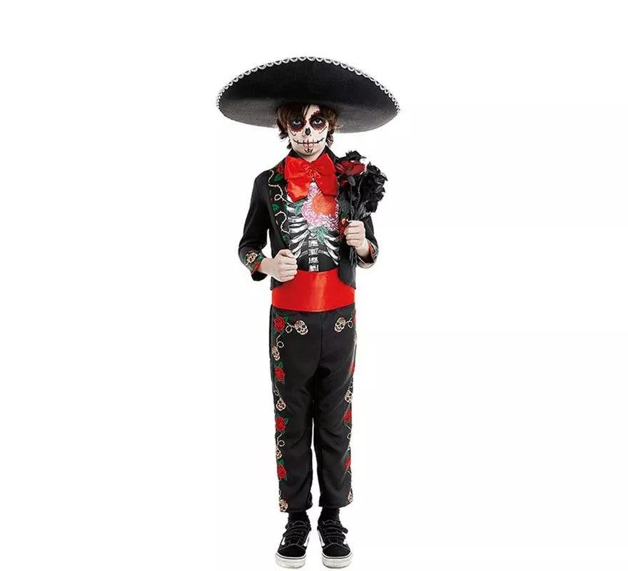 Translation missing: en.Disfraz de Señor Catrin Día de los Muertos para niño