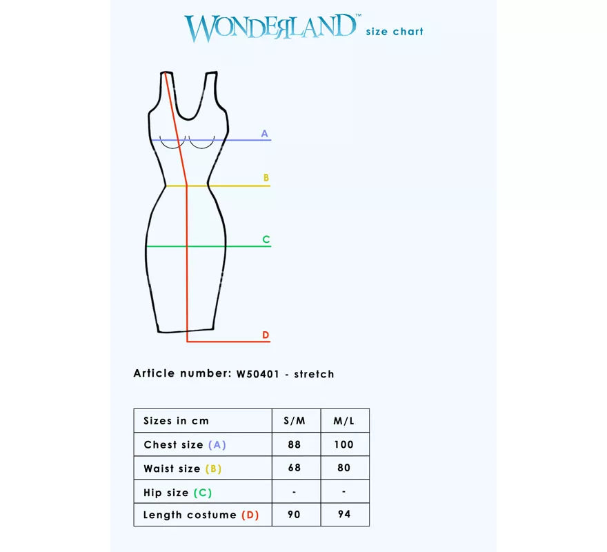Translation missing: en.Disfraz de Señorita Gato de Cheshire para mujer