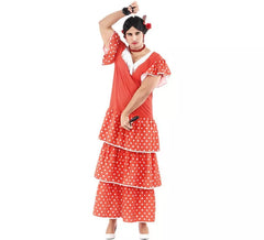 Sevillana costume with polka dots for men