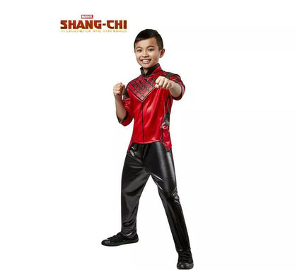 Disfraz de Shang-Chi Deluxe Rojo para niño