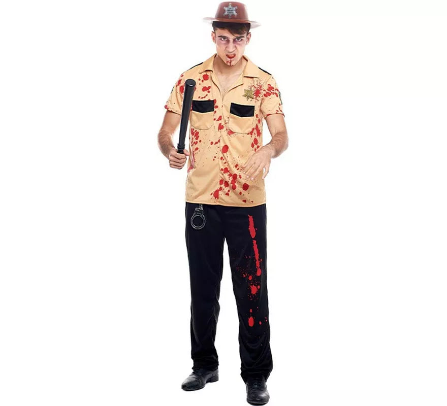 Translation missing: en.Disfraz de Sheriff Zombie para hombre