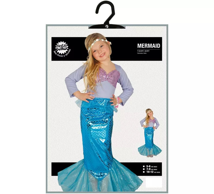 Translation missing: en.Disfraz de Sirena Brillante para niña
