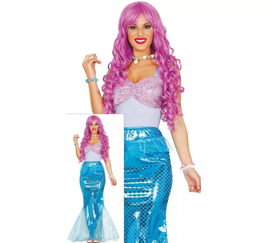 Disfraz de Sirena Glamour para mujer