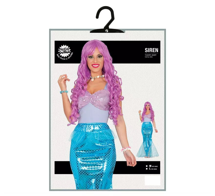 Disfraz de Sirena Glamour para mujer