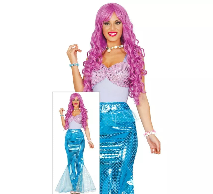 Disfraz de Sirena Glamour para mujer