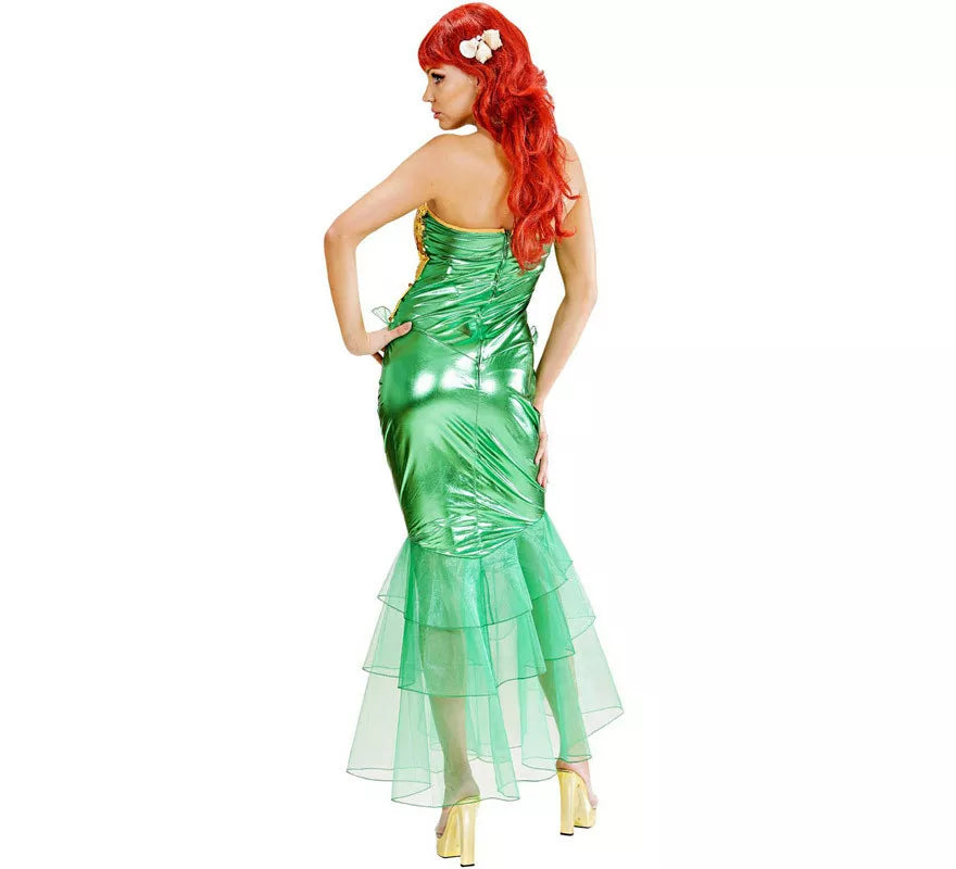 Translation missing: en.Disfraz de Sirena Verde y Amarillo para mujer