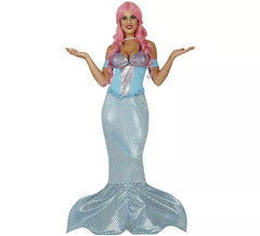Little Blue Mermaid Costume for Women
