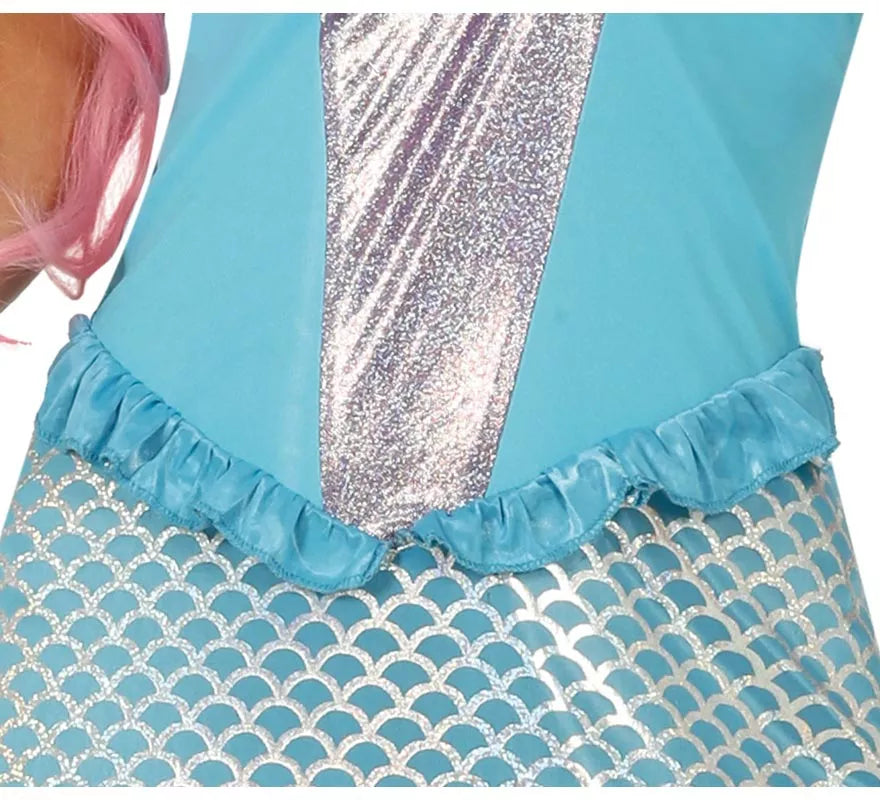 Disfraz de Sirenita Azul para mujer