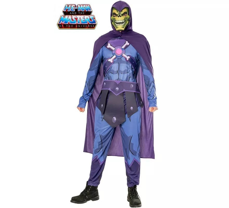 Translation missing: en.Disfraz de Skeletor de He-Man deluxe con máscara para hombre
