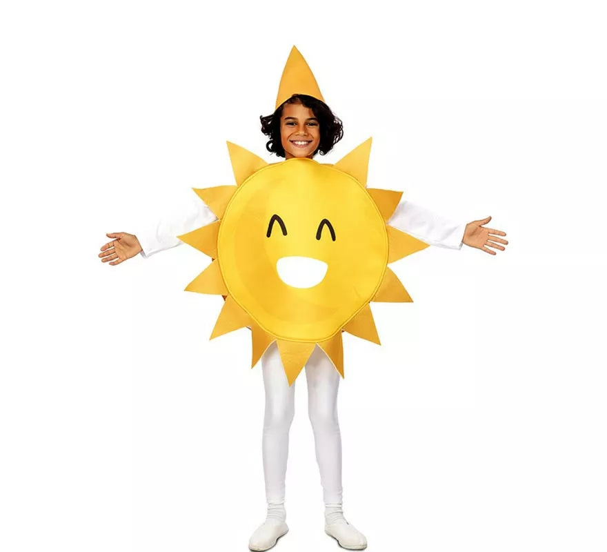 Translation missing: en.Disfraz de Sol Sonriente con gorro para niño
