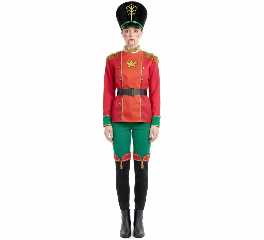 Disfraz de Soldadito de Plomo del Cascanueces para mujer