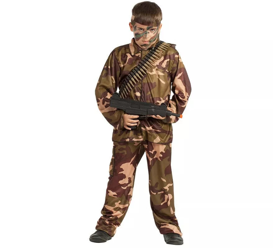 Translation missing: en.Disfraz de Soldado Camuflaje para niño