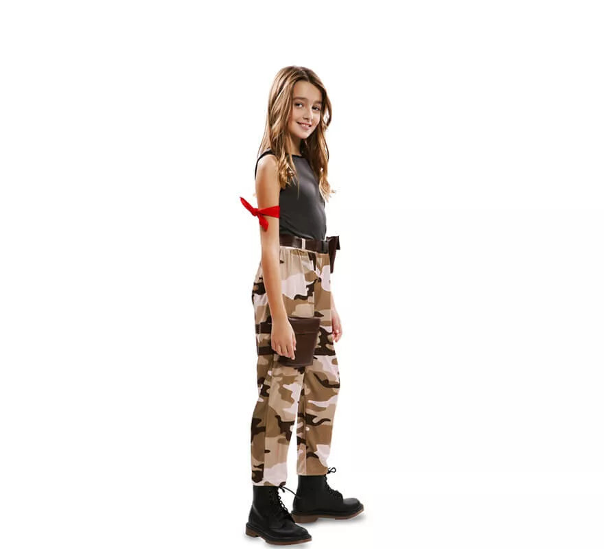 Disfraz de Soldado de Combate para niña
