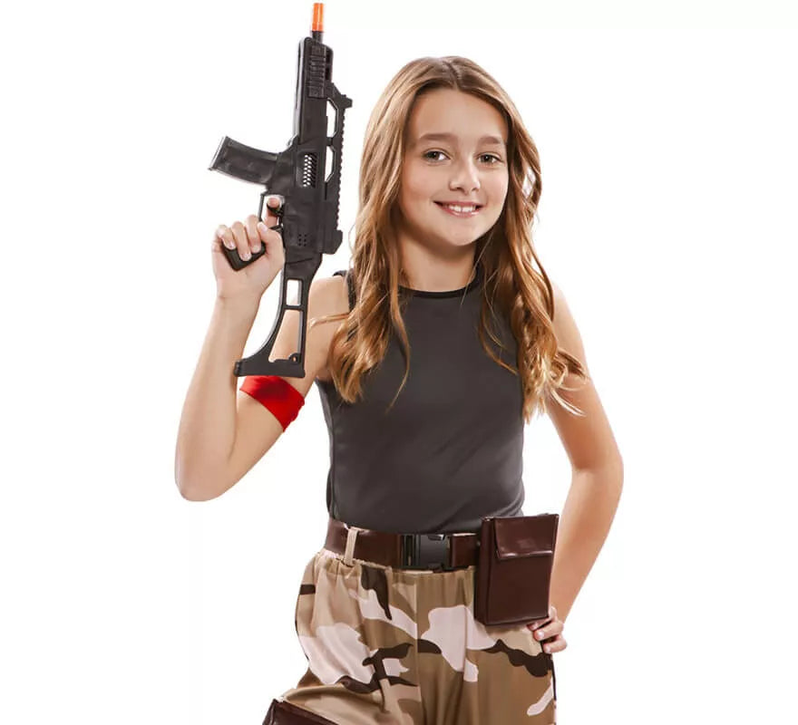 Translation missing: en.Disfraz de Soldado de Combate para niña