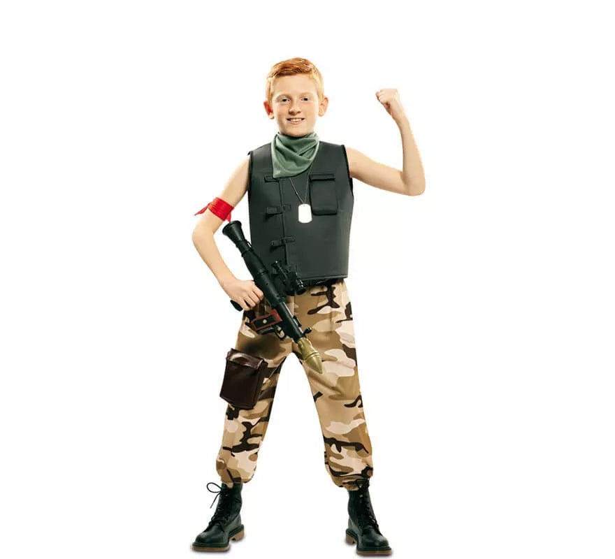 Disfraz de Soldado de Combate para niño