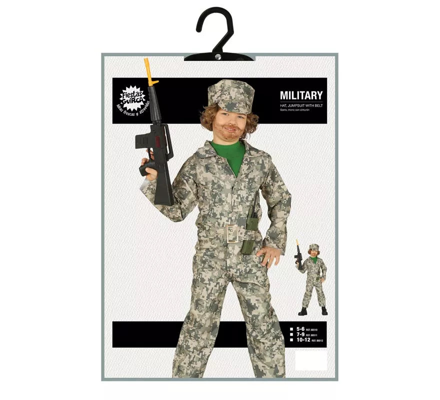 Translation missing: en.Disfraz de Soldado Militar para niño