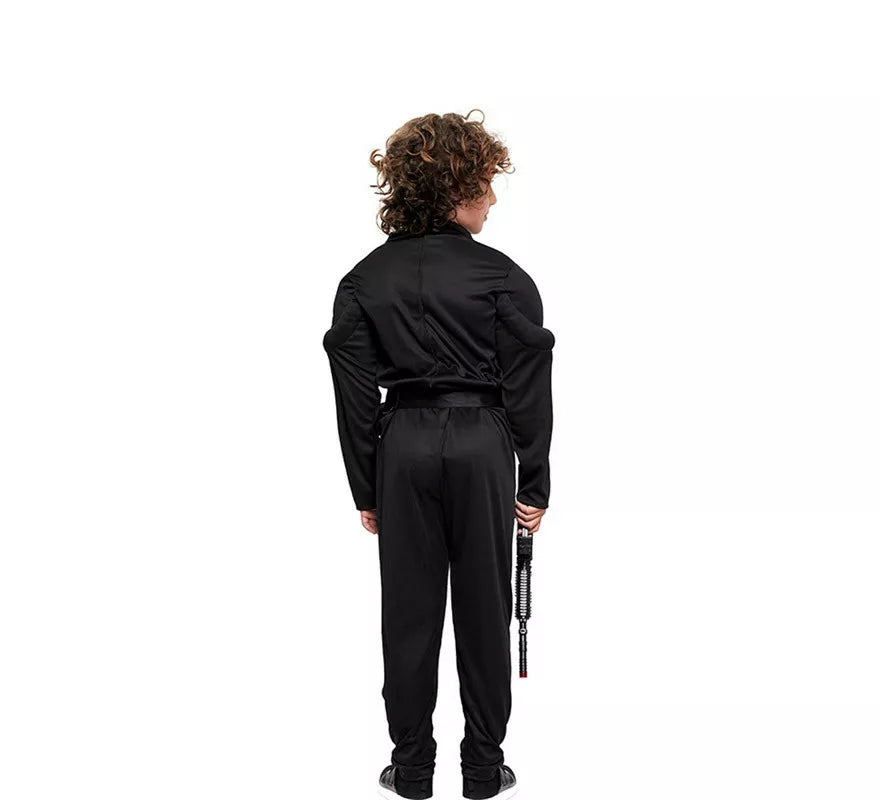 Disfraz de Soldado SWAT Musculoso negro para niño
