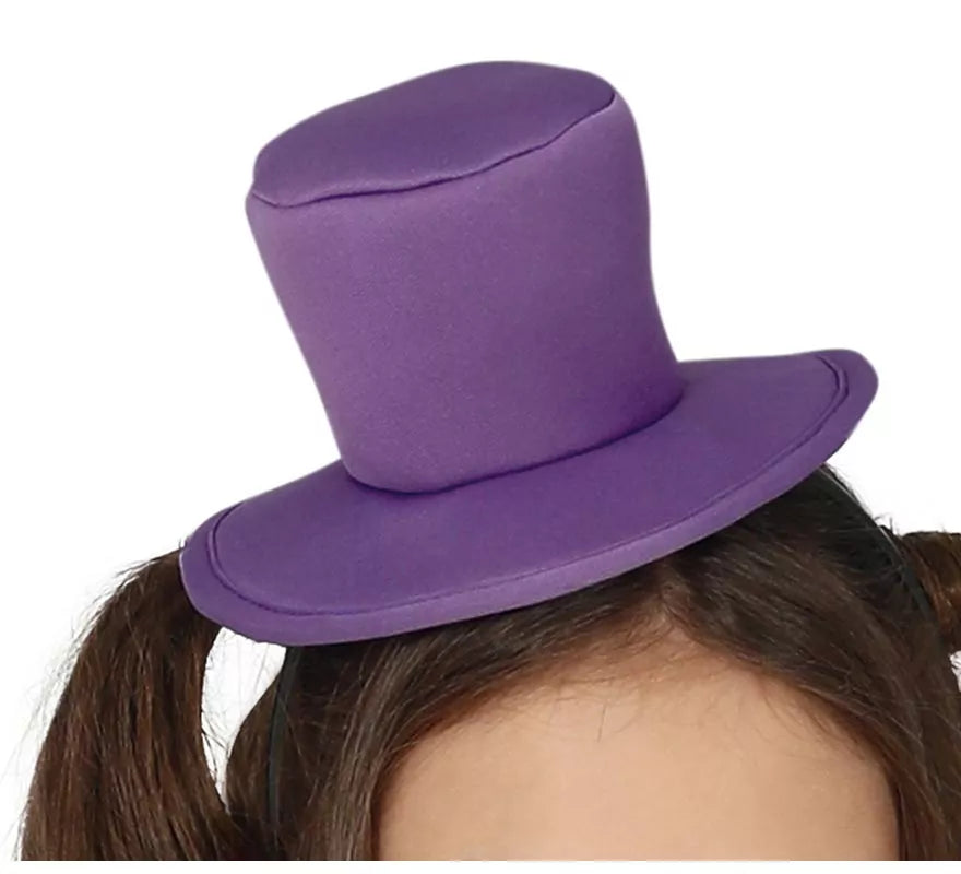 Translation missing: en.Disfraz de Sombrerera Morado para niña