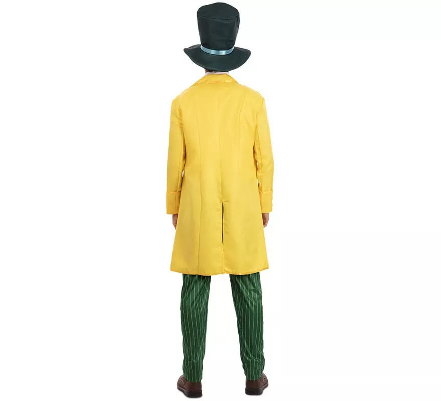 Disfraz de Sombrerero amarillo para hombre