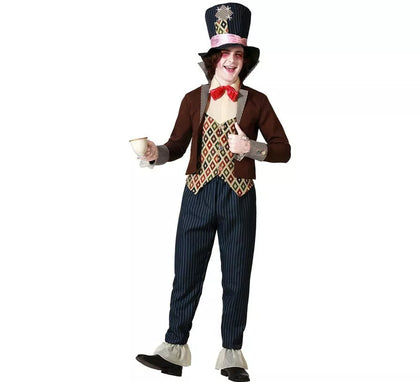 Disfraz de Sombrerero Loco con chaqueta para hombre