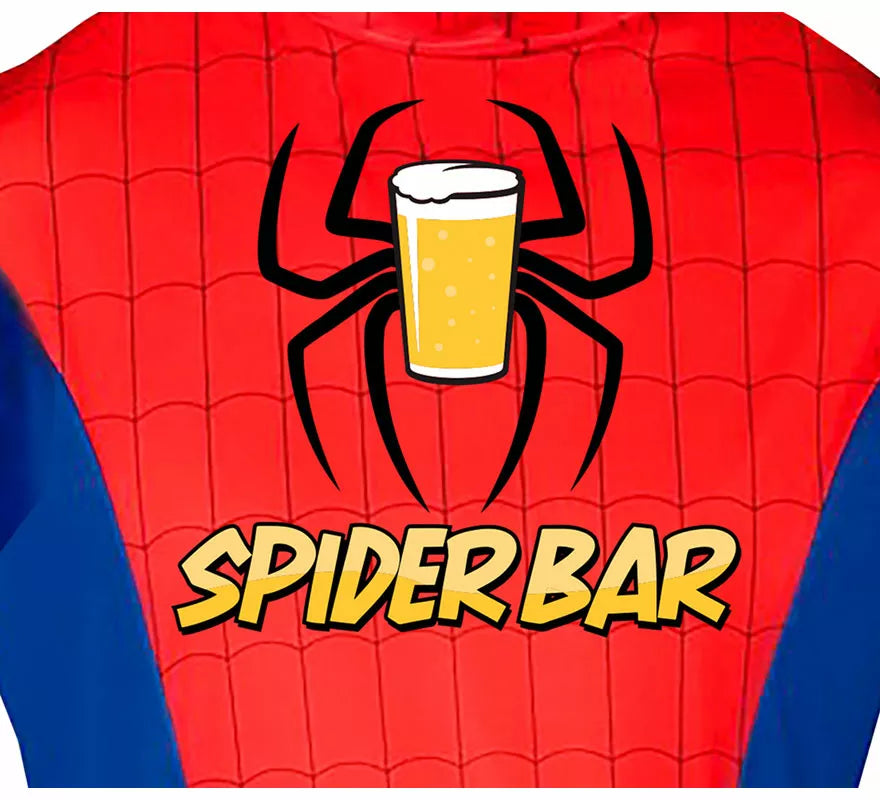 Translation missing: it.Disfraz de SpiderBar con Lanzalíquido para hombre