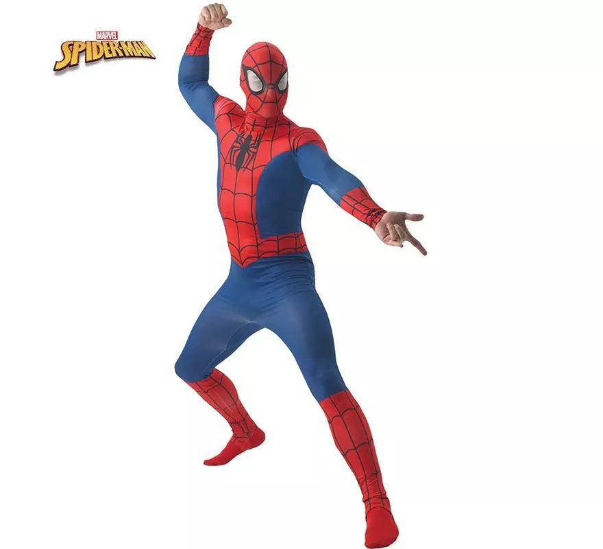Disfraz de Spiderman con máscara deluxe para hombre