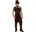 Disfraz de Steampunk a Rayas para hombre