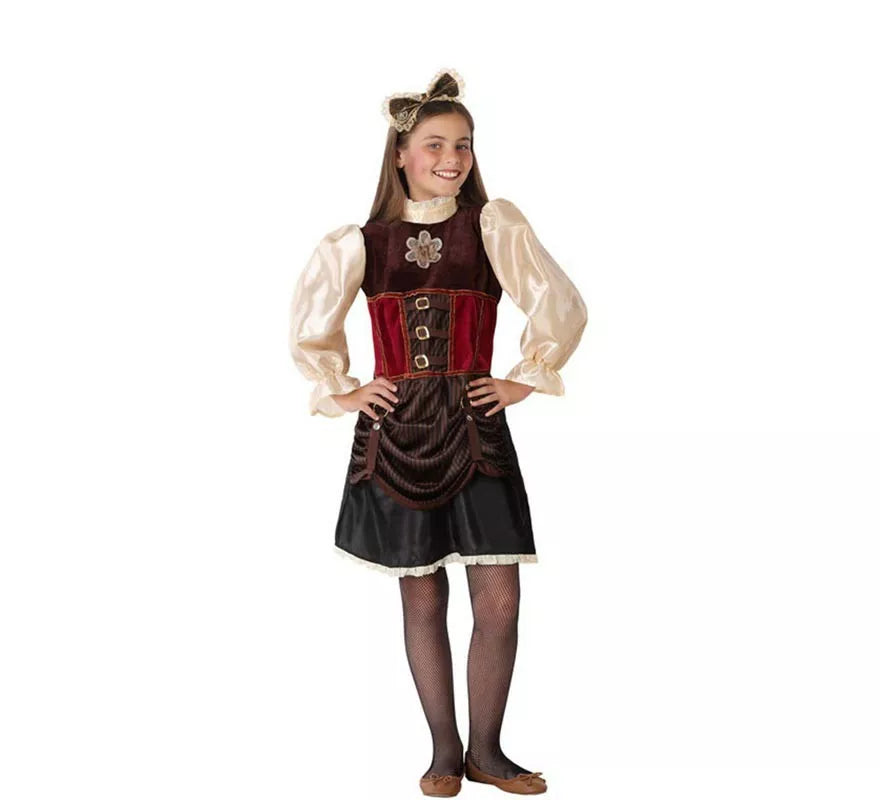 Disfraz de Steampunk para niña