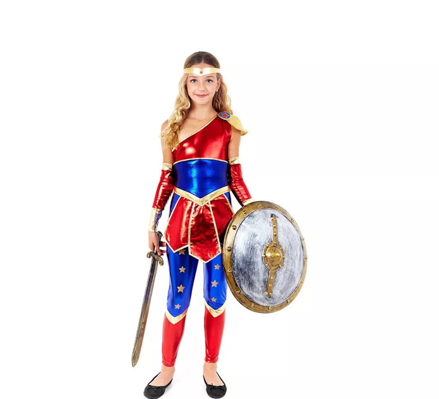 Disfraz de Super Guerrera Amazónica para niña