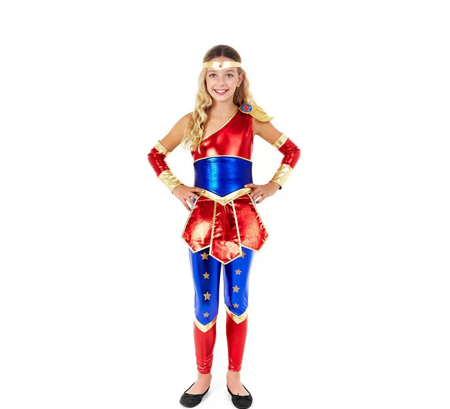 Disfraz de Super Guerrera Amazónica para niña