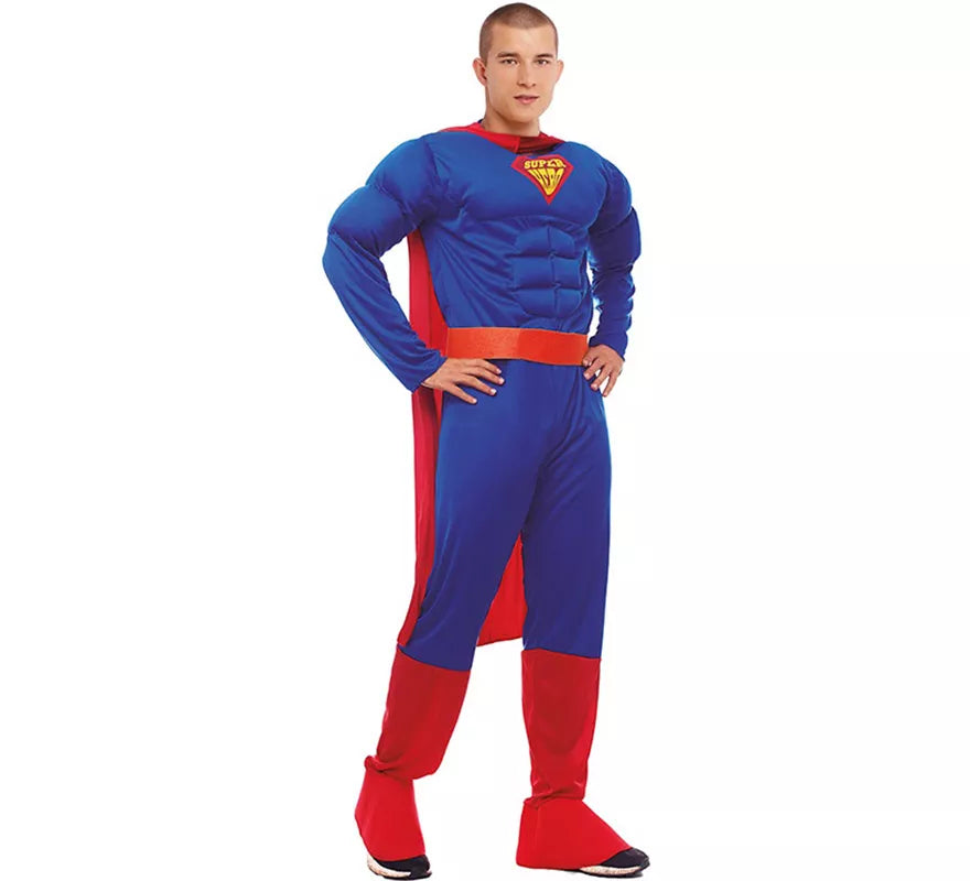 Translation missing: it.Disfraz de Super Héroe Kriptoniano para hombre